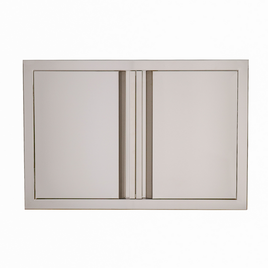 RCS Valiant 33-inch double access door, soft-close, 304 stainless steel VDD1SC