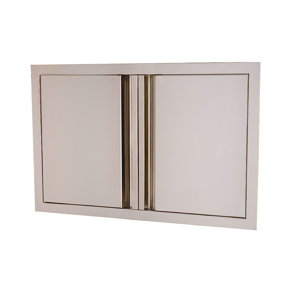 RCS Valiant 33-inch double access door for outdoor kitchens, soft-close VDD1SC