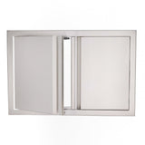 RCS Valiant 45-inch large double access door, soft-close, 304 stainless steel VDD2SC