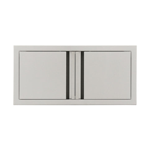 RCS Valiant Low Profile Double Access Door VDD3SC - Soft Close, 304 Stainless Steel