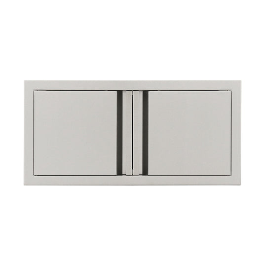 RCS Valiant 33-inch low profile double access door, soft-close, 304 stainless steel VDD3SC