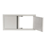 RCS Valiant 33-inch by 16-inch low profile double door with soft-close hinges, alternate view VDD3SC