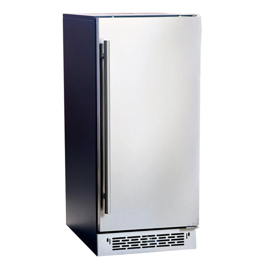 RCS Nugget Ice Maker - Stainless - 26 lb Capacity - 55 lb Production - UL Rated - Reversible Door