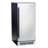 RCS Nugget Ice Maker - Stainless - 26 lb Capacity - 55 lb Production - UL Rated - Reversible Door