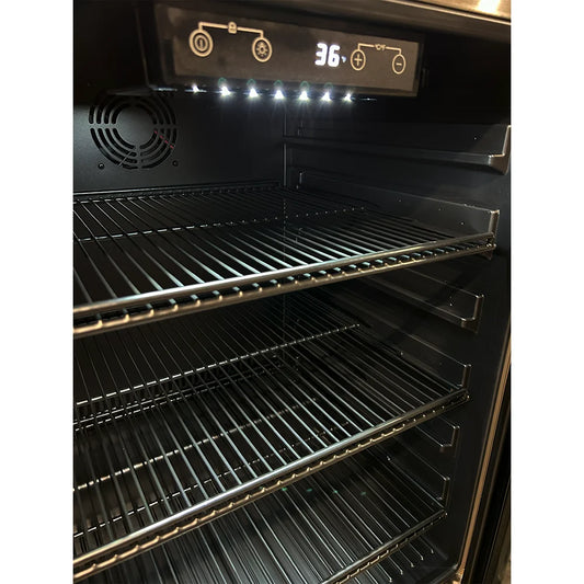 RCS Refrigerator - Stainless - 5.01 Cu Ft. - UL Rated - Reversible Glass Door