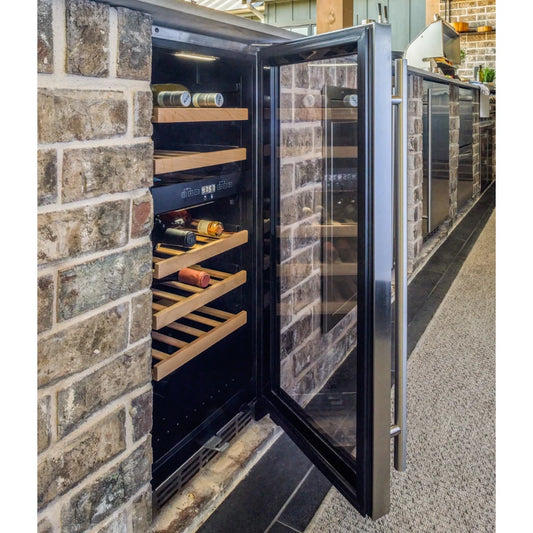 RCS Wine Cooler Refrigerator W/ 15" Glass Window - 3.2 Cu. Ft. - UL Rated