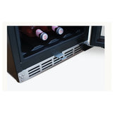 RCS Wine Cooler Refrigerator W/ 15" Glass Window - 3.2 Cu. Ft. - UL Rated