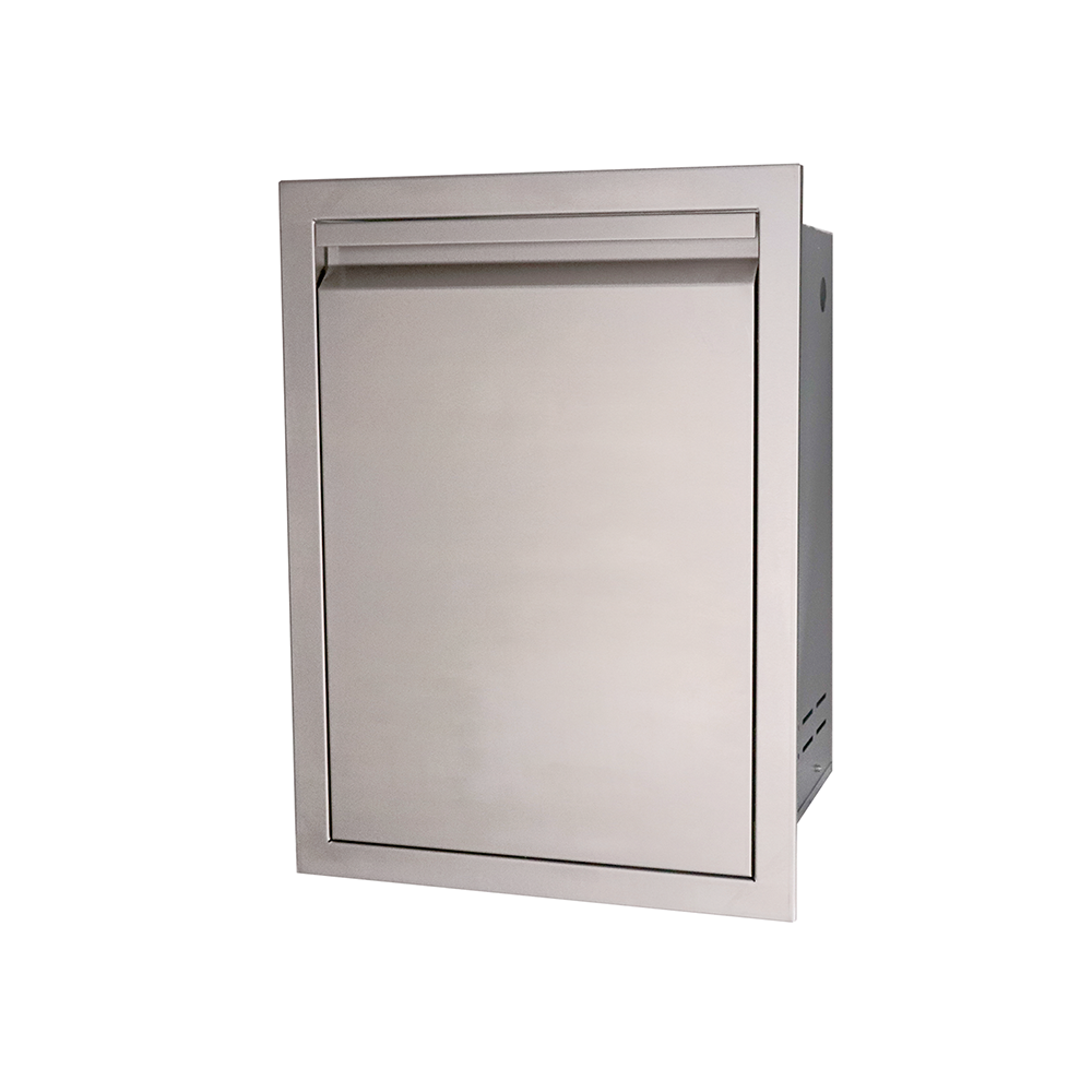RCS Valiant trash and propane bottle pull-out drawer, alternate view VTD1