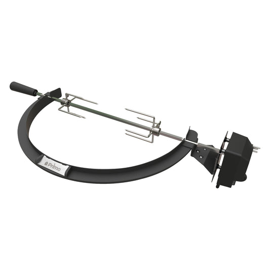 Primo rotisserie kit for Oval Large ceramic grill for spit-roasting whole poultry and roasts