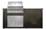 6 Ft Artisan Grill Outdoor Kitchen Island by Haven - Multiple Configurations