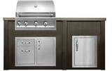 6 Ft Artisan Grill Outdoor Kitchen Island by Haven - Multiple Configurations