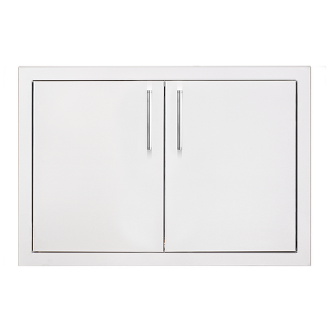 TrueFlame 26" Double Access Door TF-DD-26-A - Hidden Hinge, 304 Stainless Steel