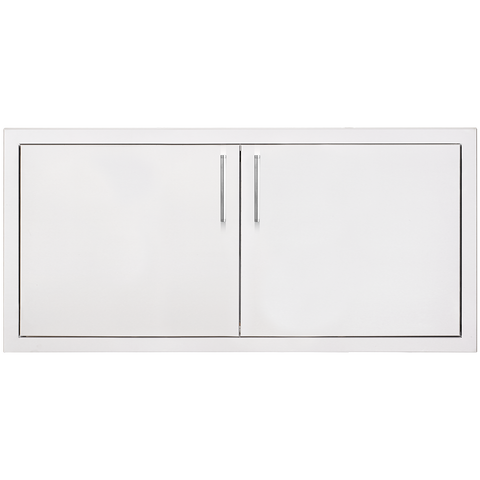 TrueFlame 36" Double Access Door TF-DD-36-A - Hidden Hinge, 304 Stainless Steel