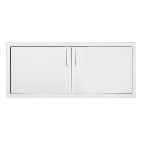 TrueFlame 40" Double Access Door TF-DD-40-A - Hidden Hinge, 304 Stainless Steel