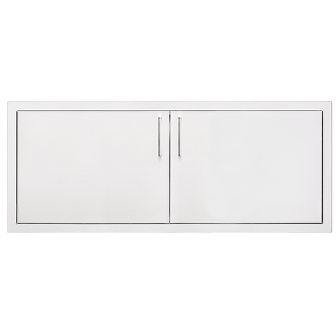 TrueFlame 42" Double Access Door TF-DD-42-A - Hidden Hinge, 304 Stainless Steel