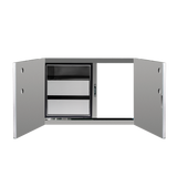 36" 2-Drawer Dry Storage Pantry & Access Door Combo