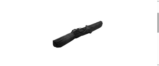TrueFlame 44-inch rotisserie kit black padded storage and carry bag with zipper and handle straps
