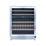 24" Outdoor Rated Dual Zone Wine Cooler (4.5c)