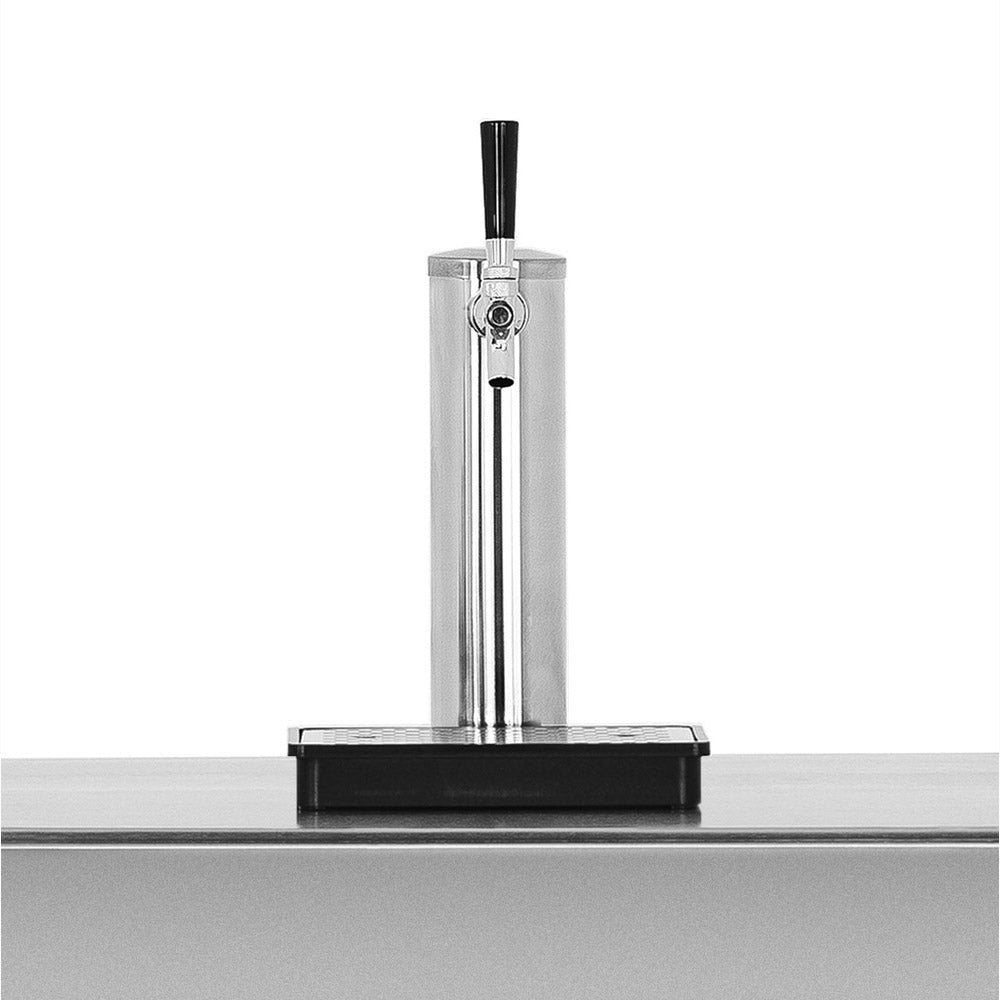 TrueFlame single keg tap kit for outdoor kegerator, stainless faucet tower, AMD-RFR-TAP-1