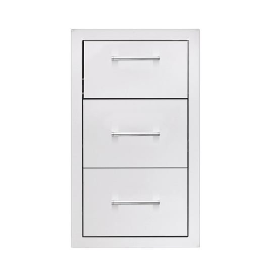 Masonry Frame - 17" Vertical 2-Drawer & Paper Towel Holder Combo