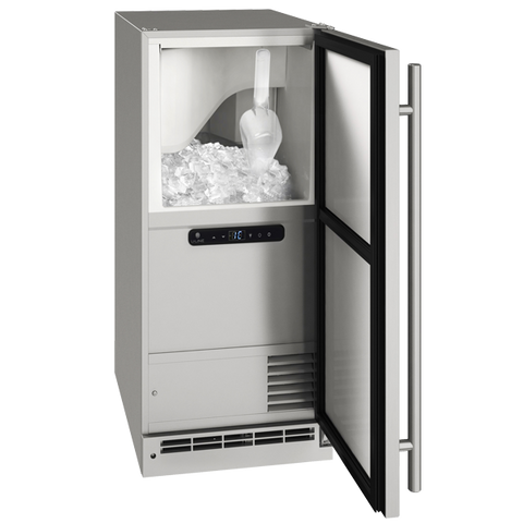 U-Line 15" Outdoor Clear Ice Machine UOCL115 - Stainless Steel