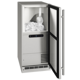 U-Line UOCL115 15-inch outdoor clear ice machine, stainless steel