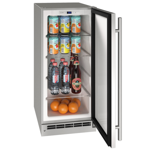 U-Line 15" Outdoor Refrigerator UORE115 - Stainless Steel