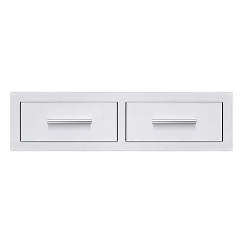 Summerset 32" Double Horizontal Drawer DR2-32H - Flush Mount, Stainless Steel