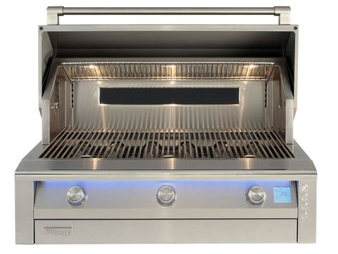 Alfresco Intelligent Professional 42" Built-In Grill AIPG-42 - 987 Sq In, 304 Stainless Steel with Rotisserie