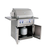 American Made Grills Alturi 30-inch grill cart — angled view of the freestanding configuration