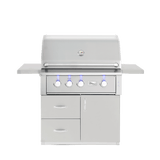 American Made Grills Alturi 36-inch grill cart — shown with an Alturi 36 grill head fitted