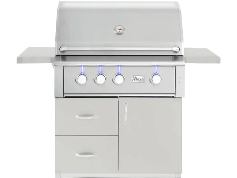 American Made Grills Alturi 36" U-Tube Freestanding Gas Grill Cart ALT36T + CART-ALT36 - 304 Stainless Steel