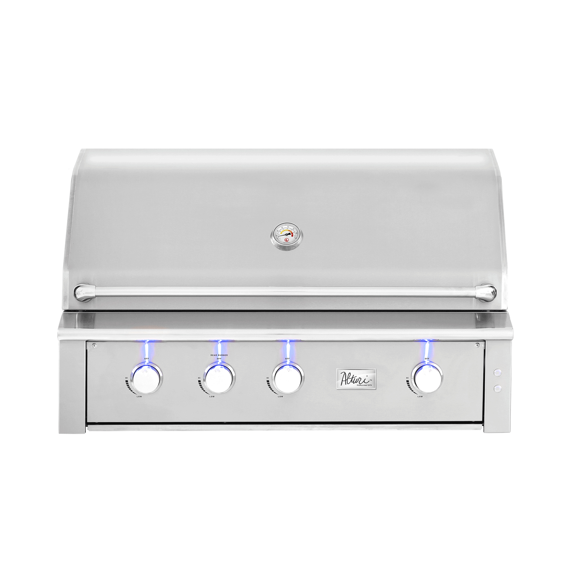 American Made Grills Alturi 42-inch built-in gas grill — with the hood closed