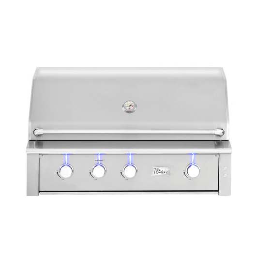 American Made Grills Alturi 42-inch built-in gas grill — with the hood closed