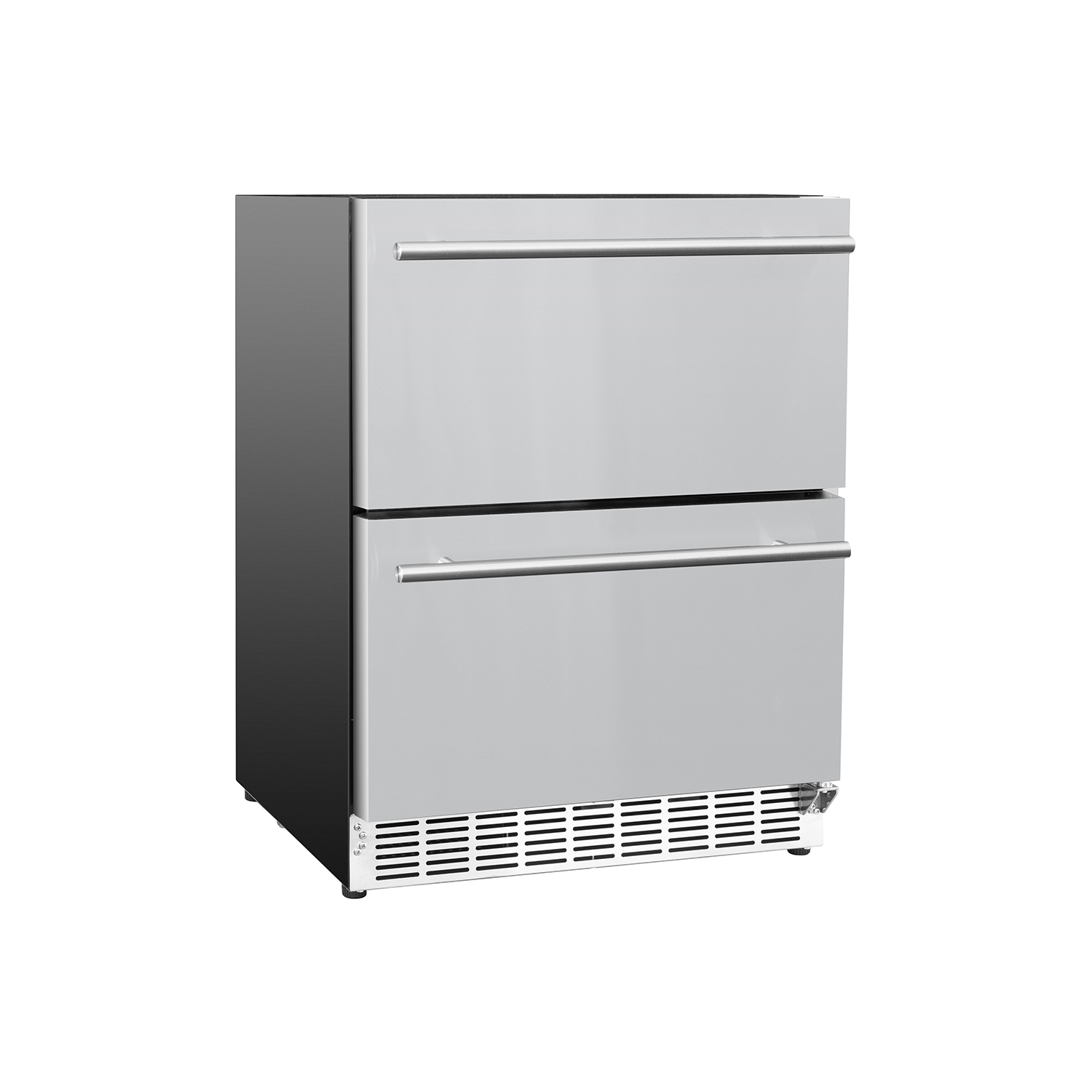 American Made Grills 24-inch stainless steel refrigerated double drawers for outdoor kitchen