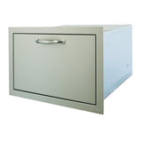 Artisan 24-inch stainless steel single storage drawer ARTP-DR-24SC, alternate view