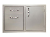 Artisan 36" Access Door & Double Drawer Combo - ARTP-DDC-36SC Stainless Steel