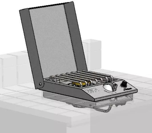 Artisan 15,000 BTU Drop-In Single Side Burner for Grills ART-SB1 - Propane & Natural Gas Options
