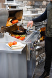 American Made Grills Atlas 42-inch grill cart — Atlas cart shown on a patio