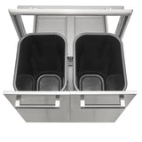 Coyote 26" Pull-Out Trash and Recycle - C3-TC