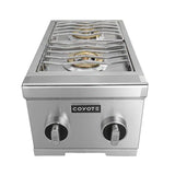 Coyote 12" Built-In Gas Double Side Burner (LP) - C1DBLP
