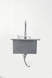 Coyote 21" Sink with Faucet, Drain and Soap Dispenser - C3SINKF21