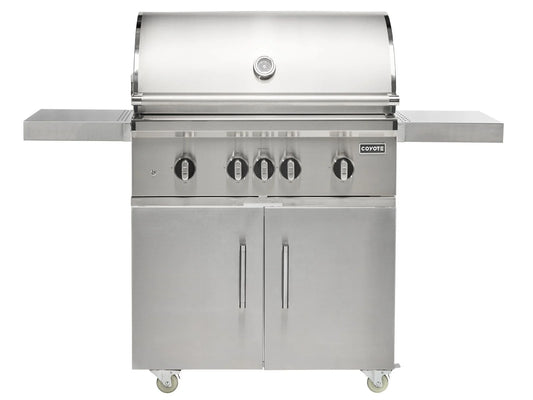 Coyote 36" SL-Series Freestanding Cart Grill - C3SL36+C3S36CT