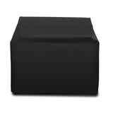 American Made Grills Estate 36-inch freestanding grill cover fitted over the grill and cart