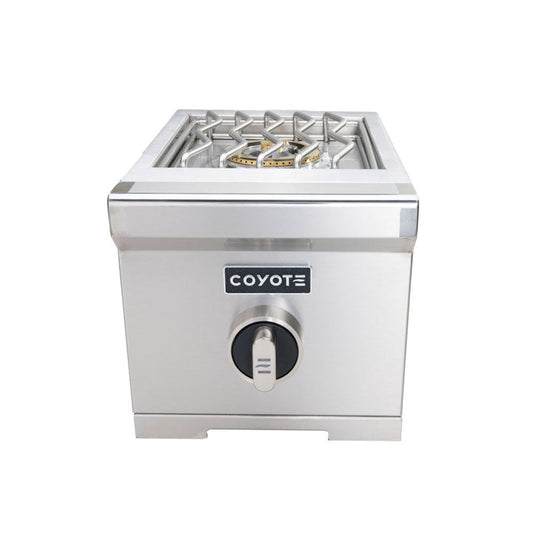 Coyote 12" Built-In Single Side Burner NG or LP - C3SBNG/C3SBLP