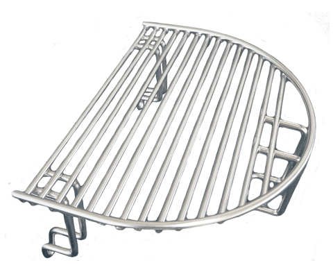 Primo extension rack for Oval Junior ceramic charcoal grill, adds a raised second cooking level