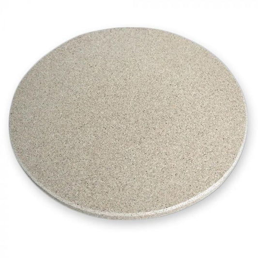 Primo 19-inch round Fredstone baking stone for pizza and bread on ceramic charcoal grills