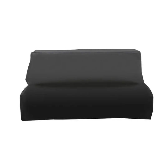 Black protective cover for a 36-inch Estate built-in grill on a white background