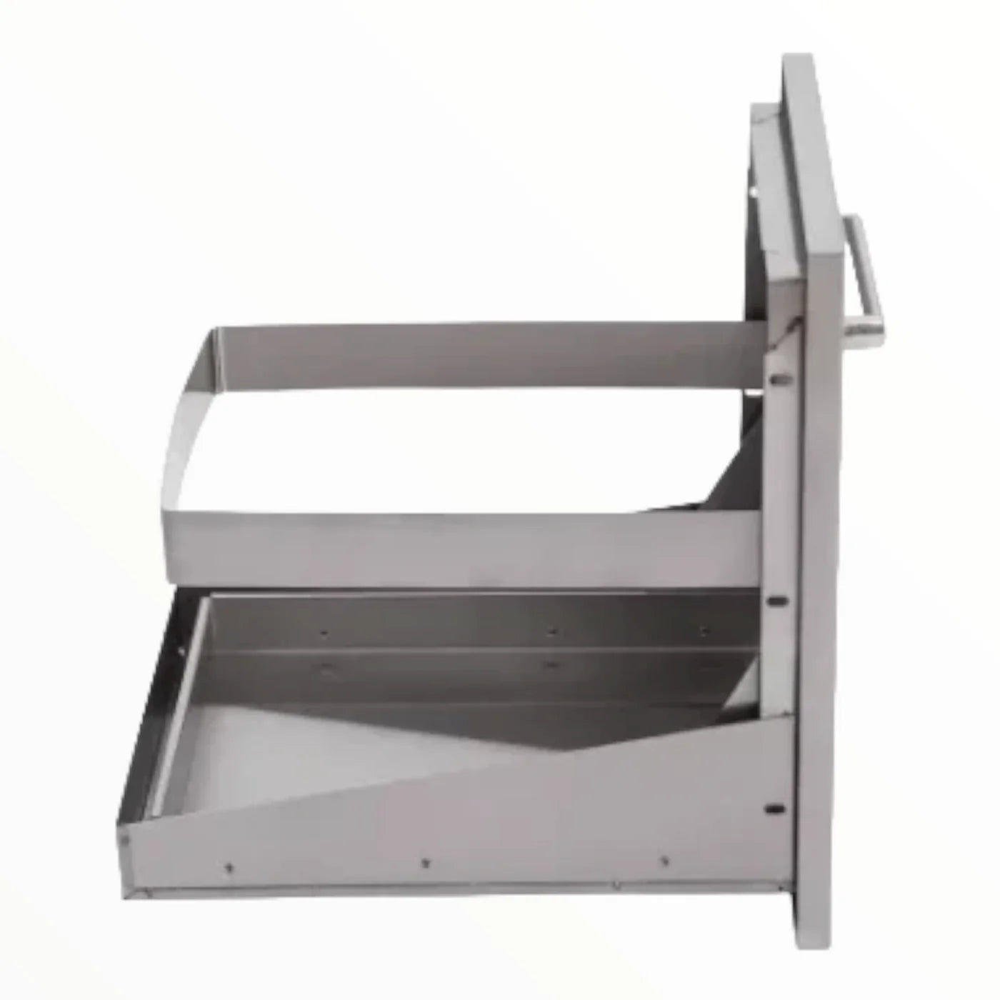 Bonfire Trash Can 16.5" x 22" with damping slides, perfect for easy access to trash buckets.