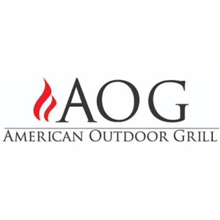 American Outdoor Grill (AOG) brand logo with red flame icon